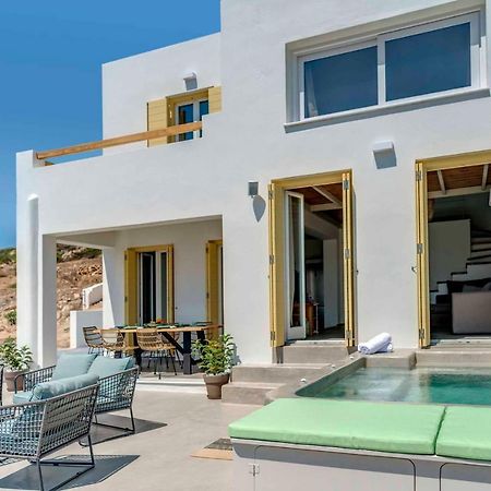 Villa Alba In Syros With Private Jacuzzi อาโซลิมโนส ภายนอก รูปภาพ