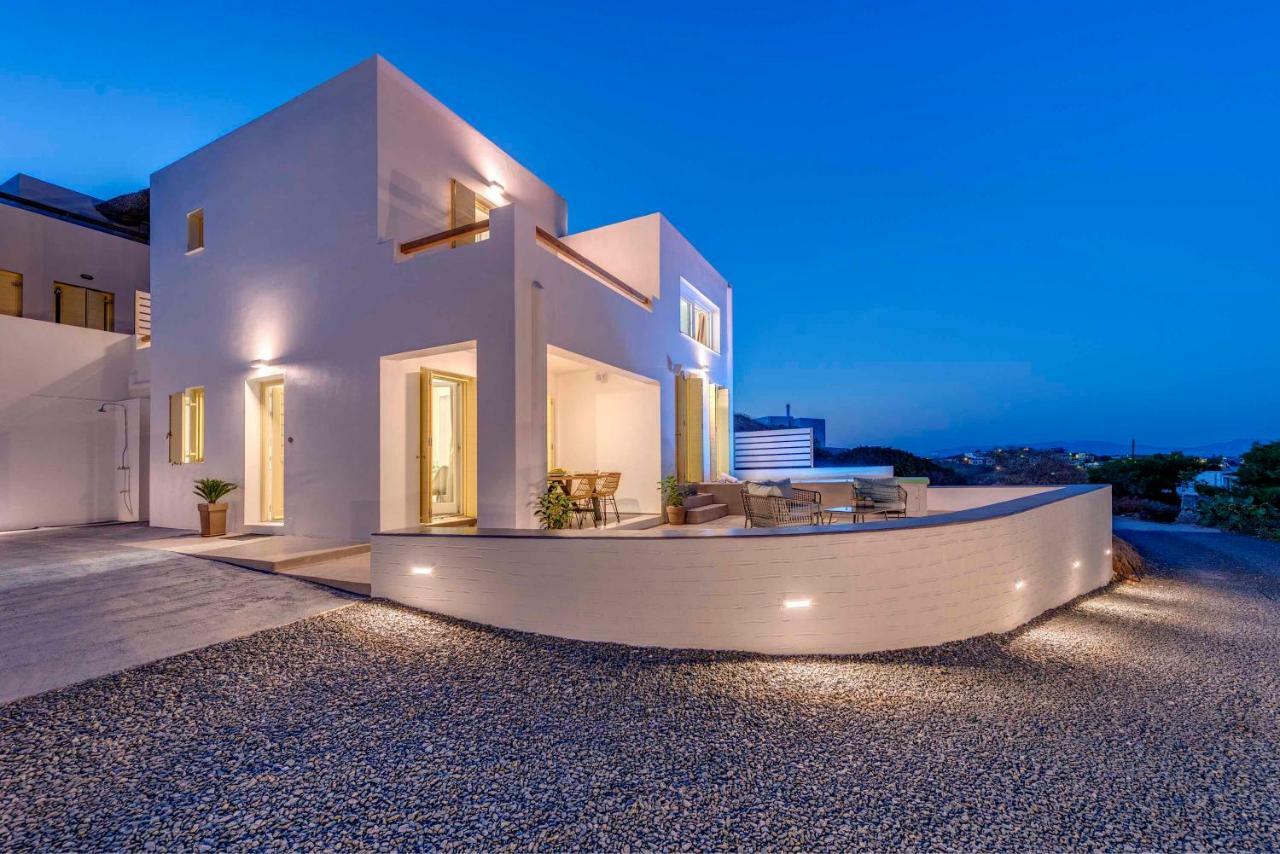 Villa Alba In Syros With Private Jacuzzi อาโซลิมโนส ภายนอก รูปภาพ