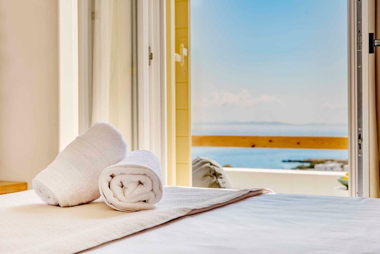 Villa Alba In Syros With Private Jacuzzi อาโซลิมโนส ภายนอก รูปภาพ